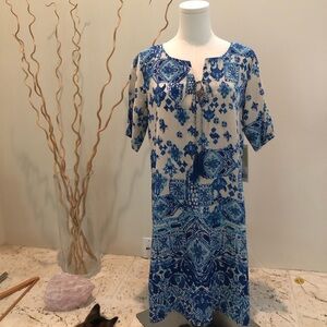 Sigrid Olsen signature silky dress